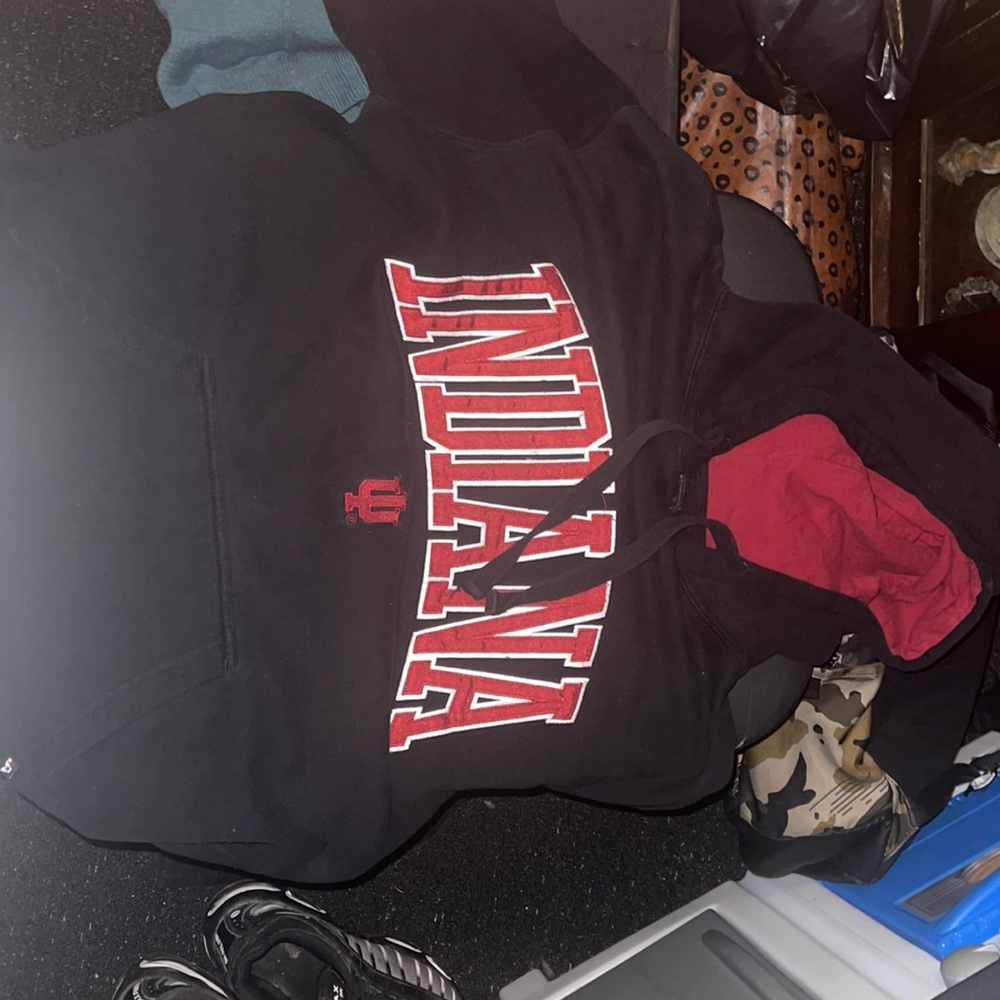 Red & black Indiana hoodie